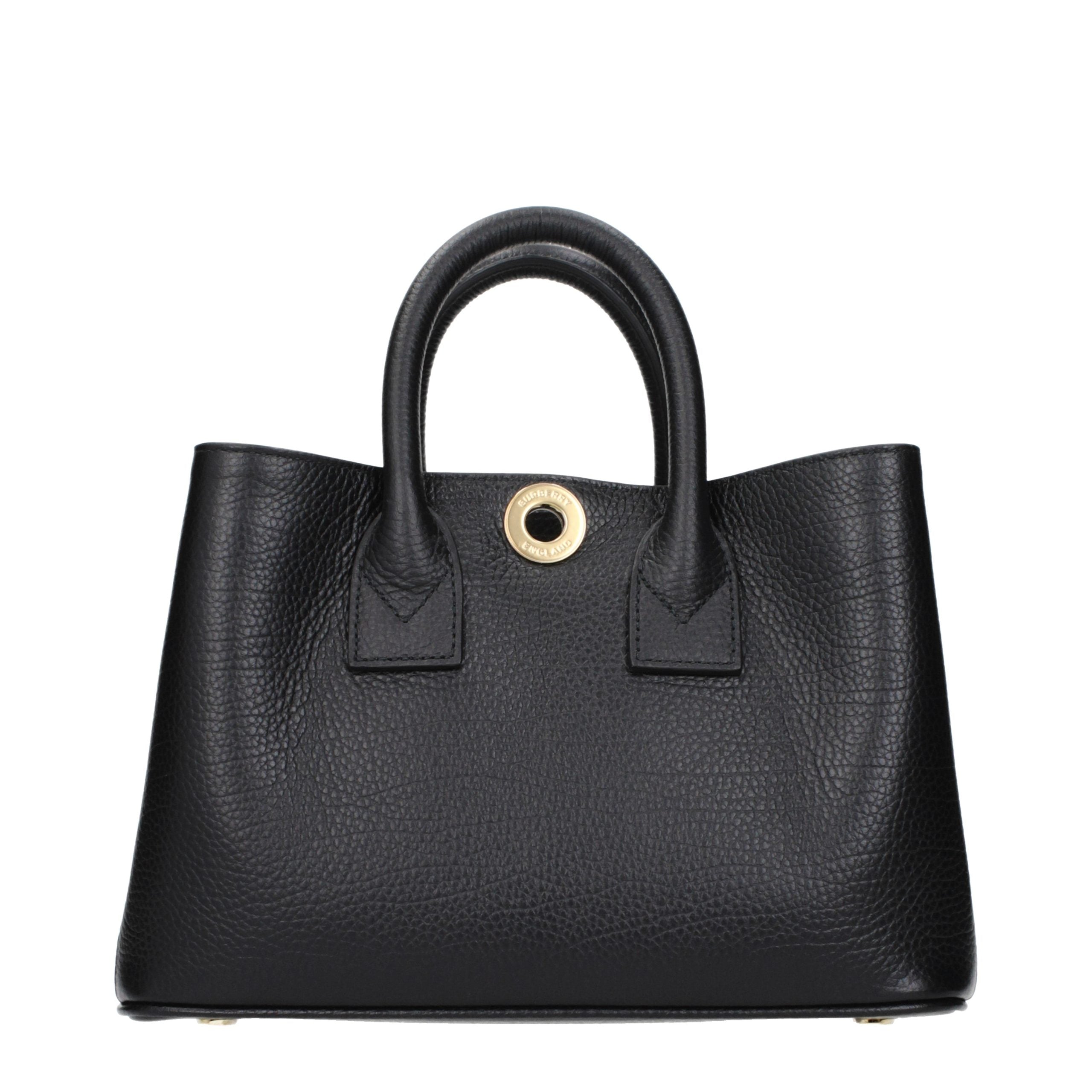 Burberry Black Leather Handbag