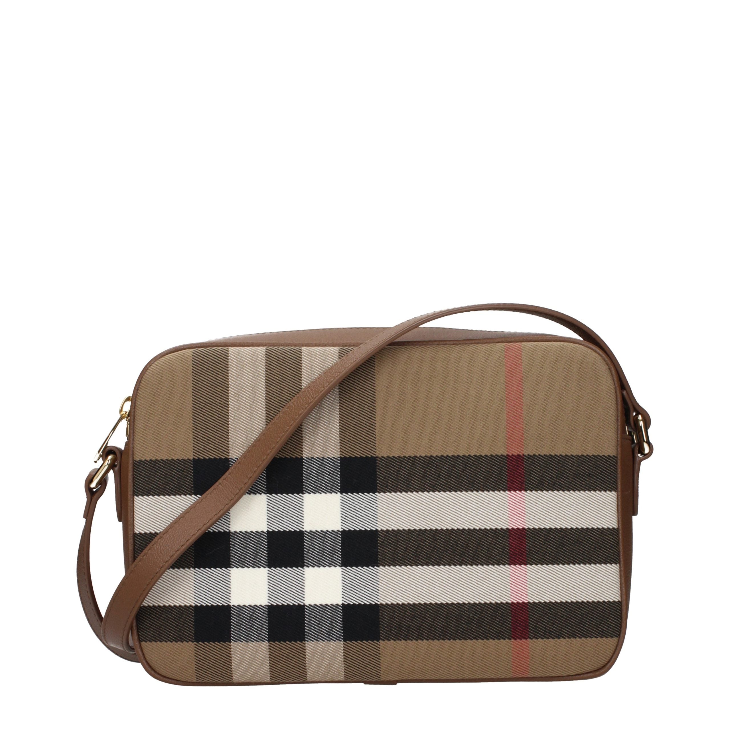 Burberry Beige Fabric Crossbody Bag