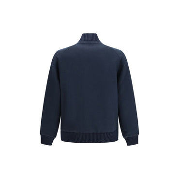 Woolrich Blue Wool Oves Aries Bomber