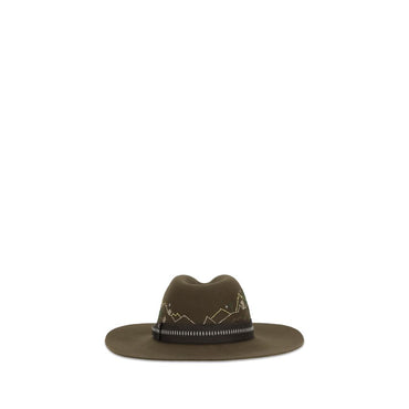 Golden Goose Bicolor Wool Oves Aries Fedora