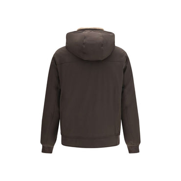 Brunello Cucinelli Brown Polyamide Bomber