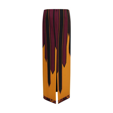 Emilio Pucci Multicolor Polyamide Long Skirt