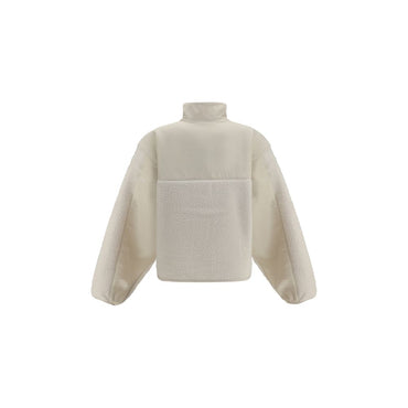 New Balance White Recycled Polyester Shell Jacket