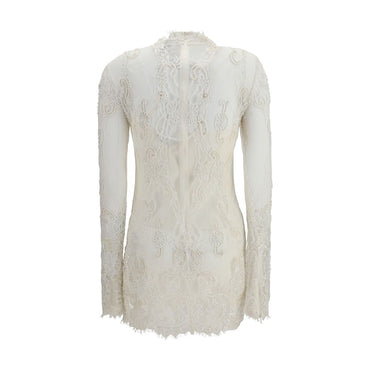 Blumarine White Polyamide Casual Dress