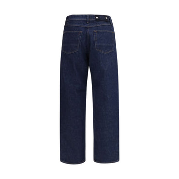 Stone Island Blue Cotton Jeans Denim