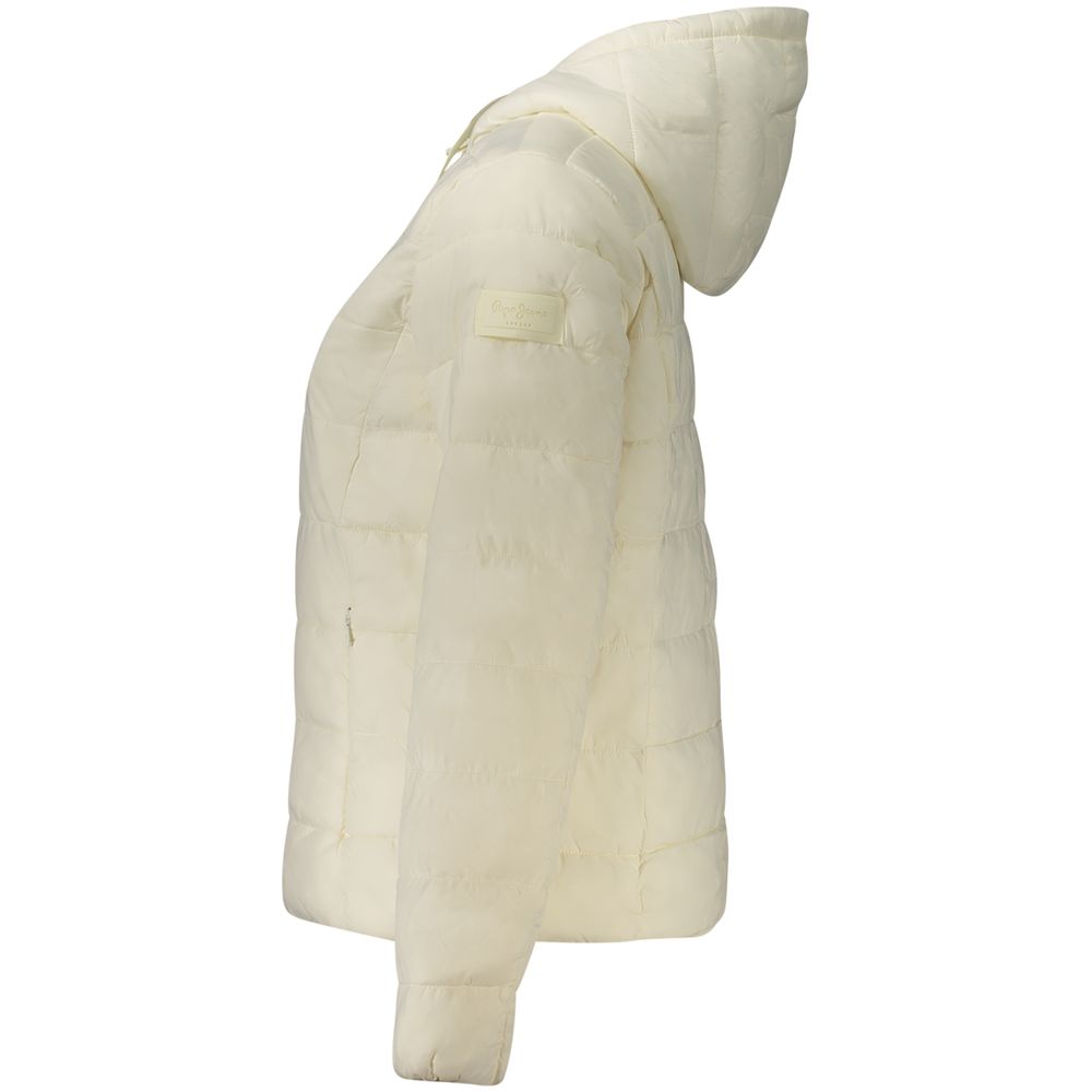 Pepe Jeans White Nylon Women's Jacket