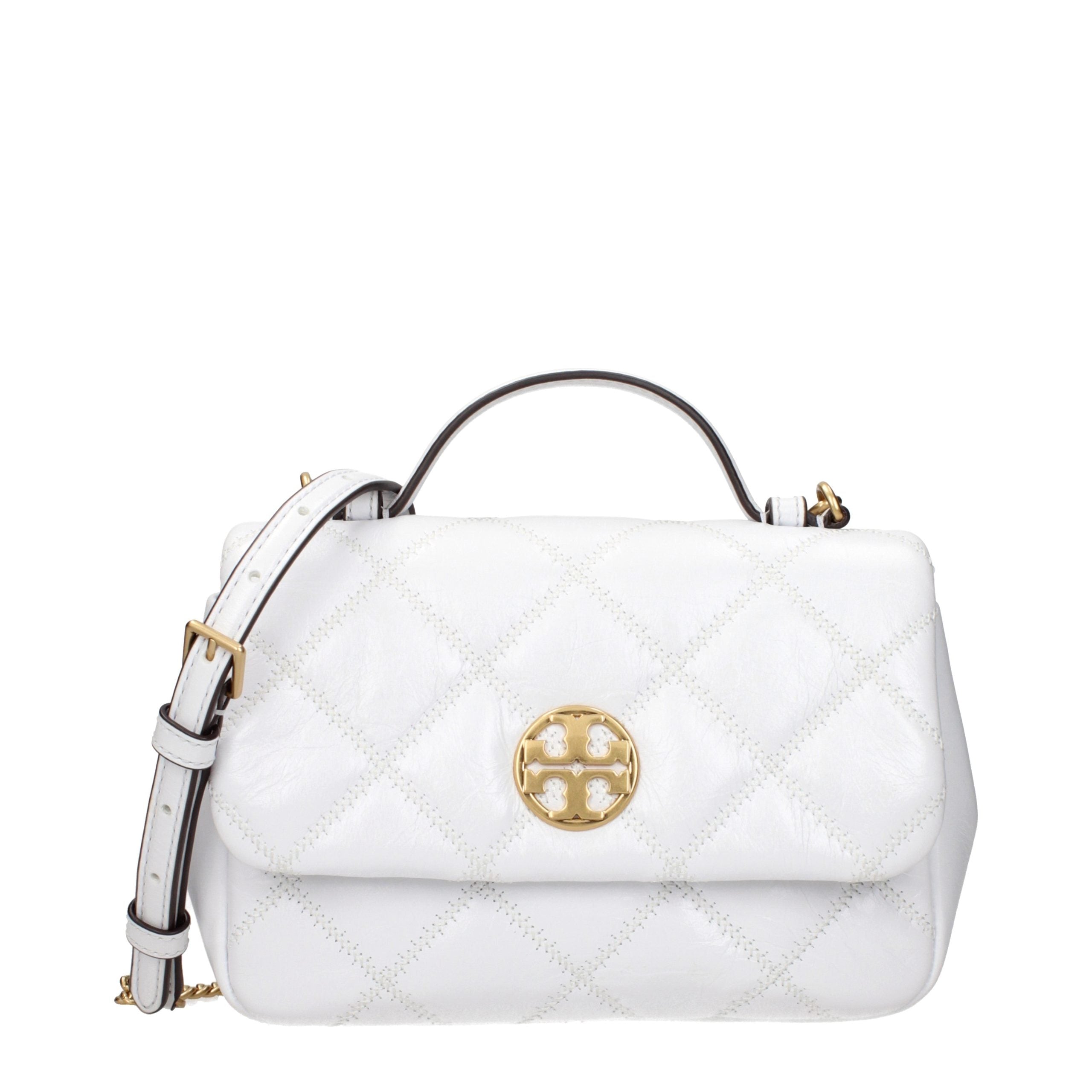 Tory Burch White Leather Handbag