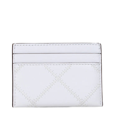 Tory Burch White Leather Cardholder