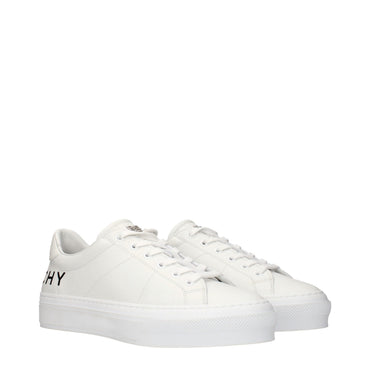 Givenchy White Leather Sneakers
