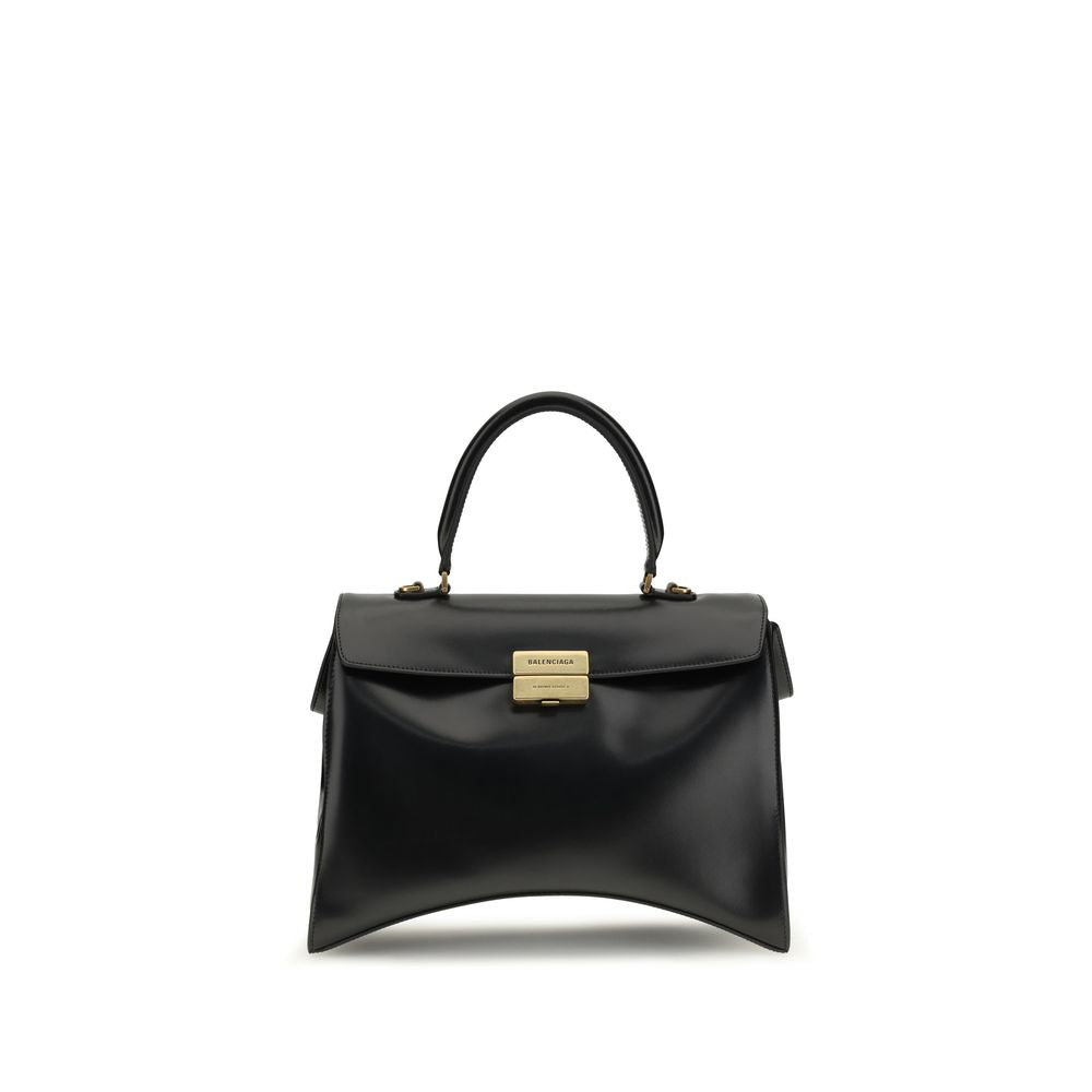 Balenciaga Black Calf Leather Bos Taurus Shoulder Bag
