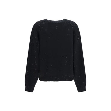 Brunello Cucinelli Black Cashmere Sweater