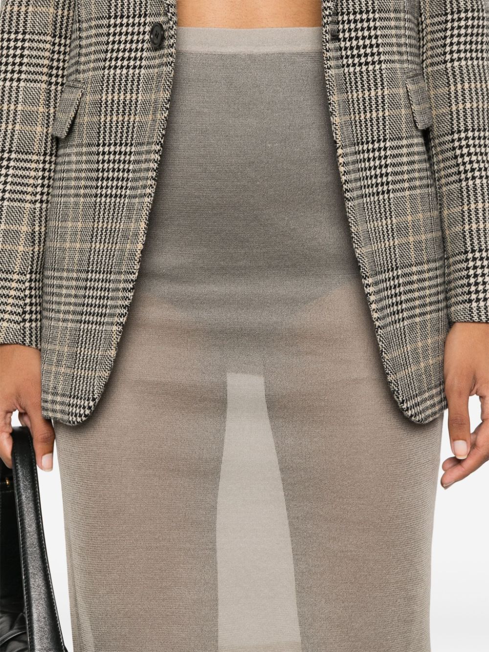 Saint Laurent Skirts Grey