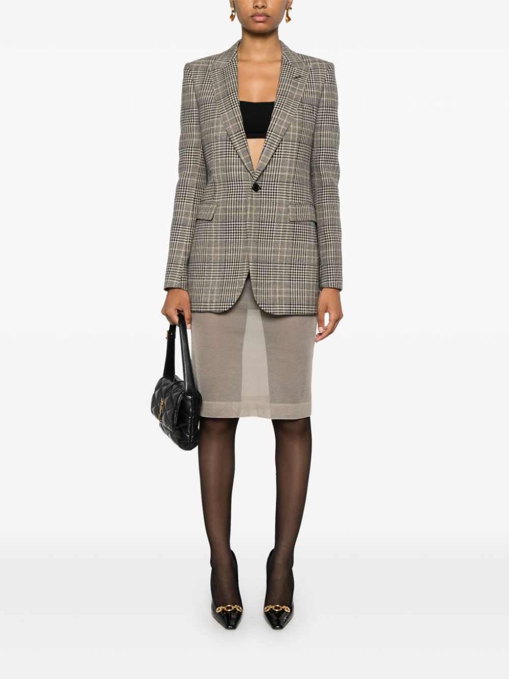 Saint Laurent Skirts Grey