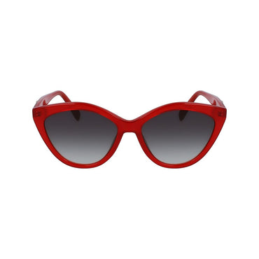 Longchamp Red Acetate Sunglasses