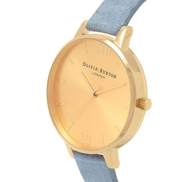 Olivia Burton Blue Artificial Leather Watch