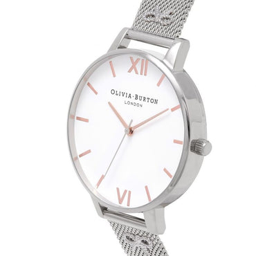 Olivia Burton Silver Stainless Steel Watch