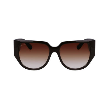 Ferragamo Brown Bio Injected Sunglasses
