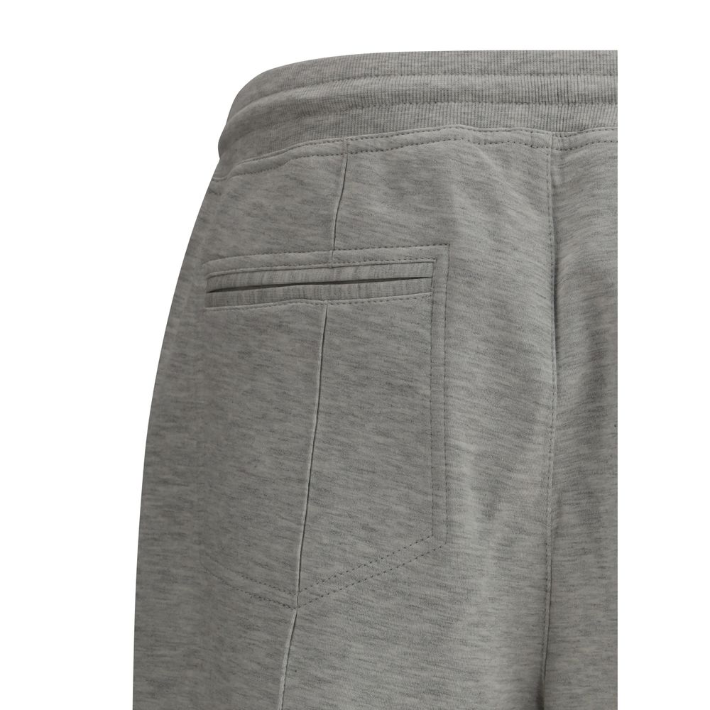 Brunello Cucinelli Sweatpants in cotton, cashmere, and silk.