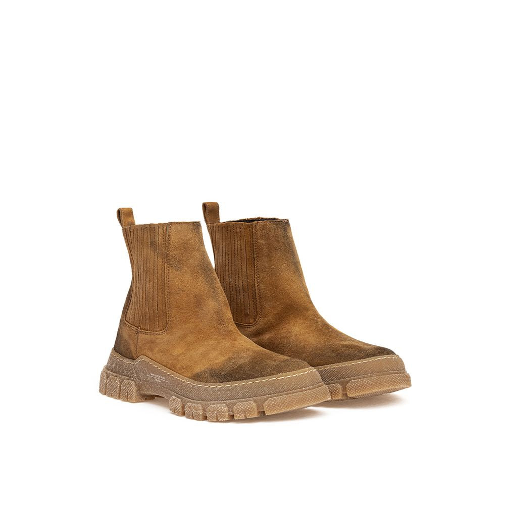 Max Mara Multicolor Suede Leather Boot