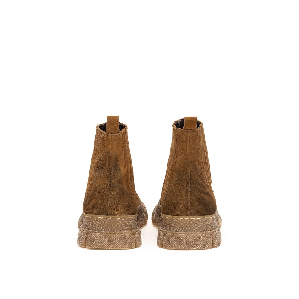 Max Mara Multicolor Suede Leather Boot