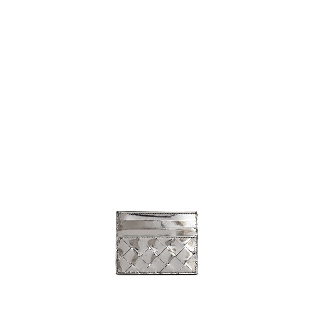 Bottega Veneta Gray Leather Wallet