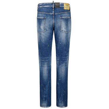 Dsquared² Blue Cotton Jeans & Pant