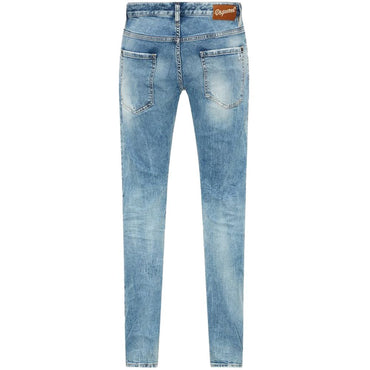 Dsquared² Blue Cotton Jeans & Pant
