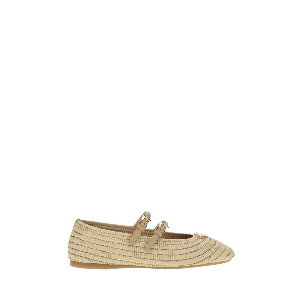 Prada Crochet Ballerinas