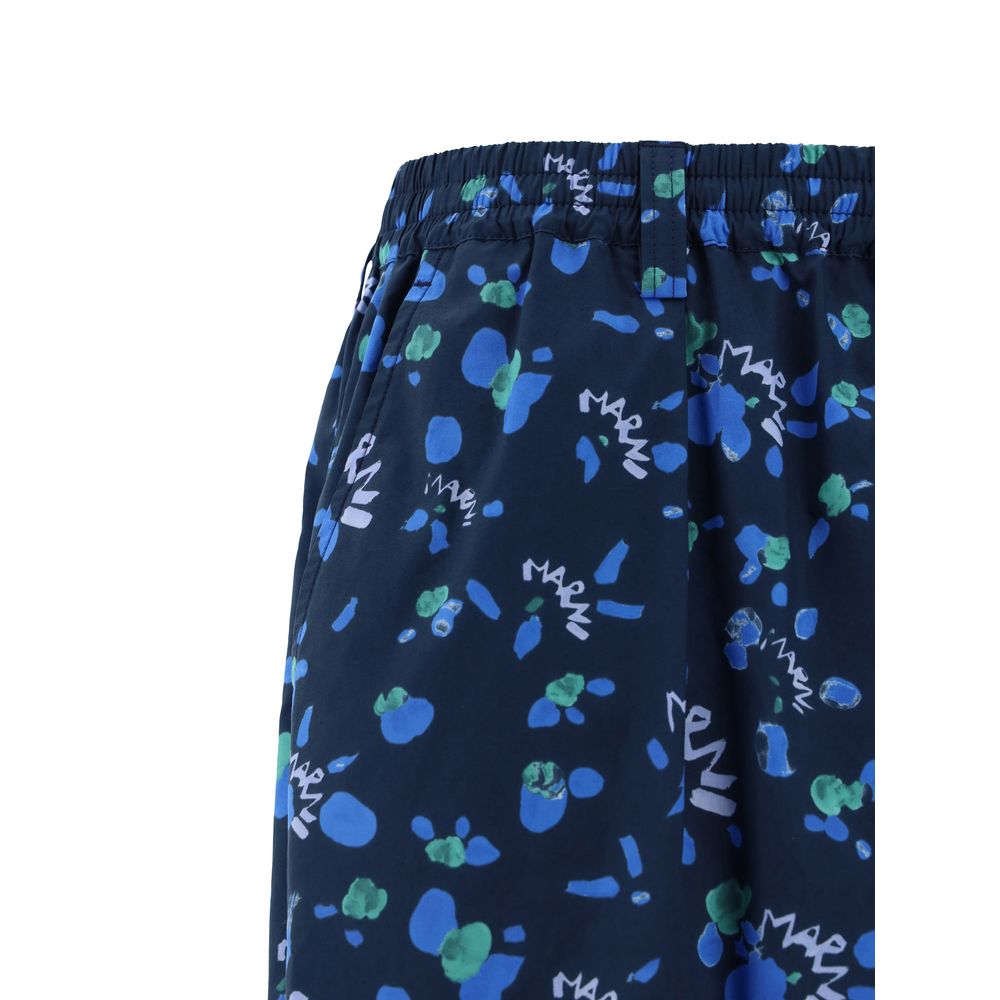 Marni Logoed Shorts