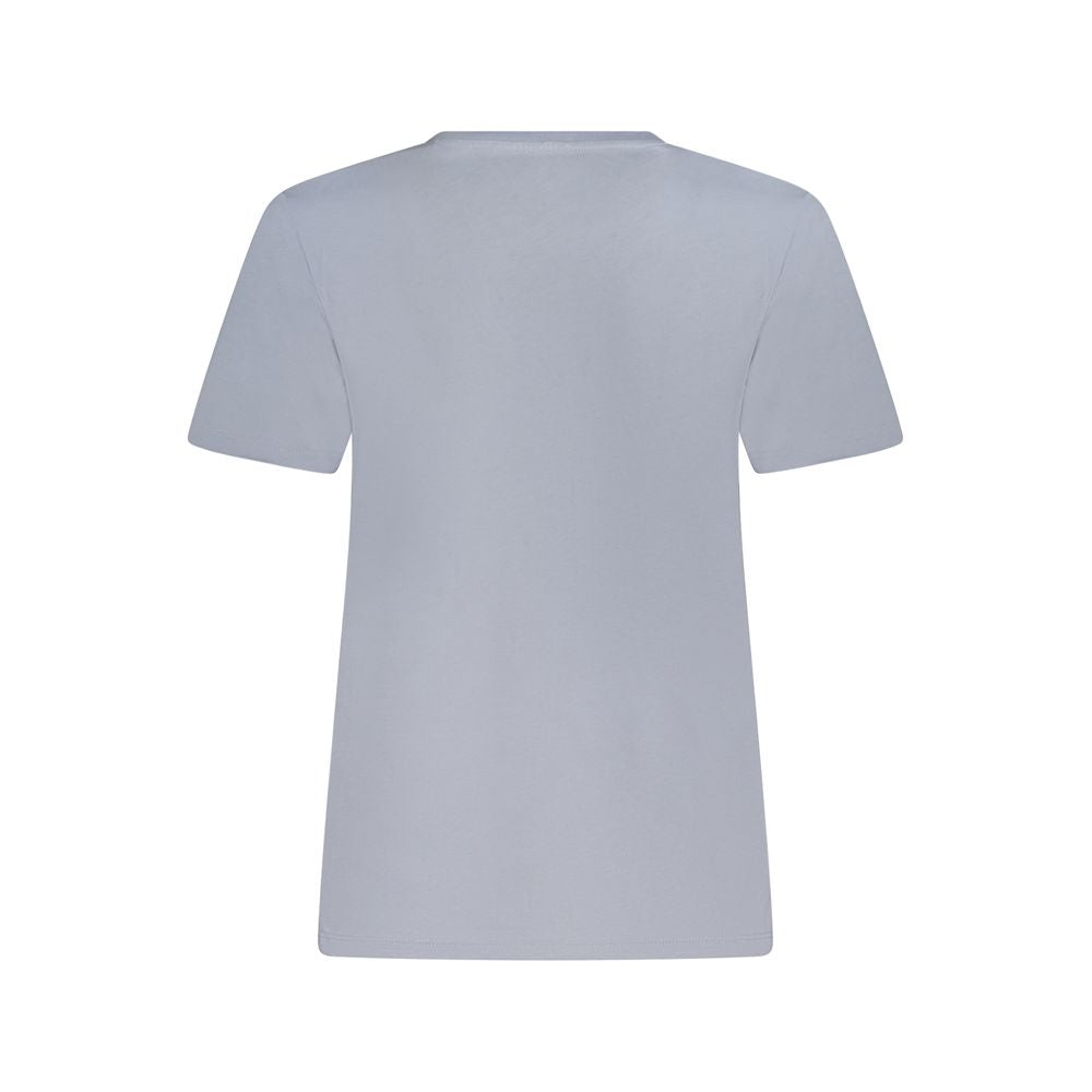 Pepe Jeans Light Blue Cotton Tops & T-Shirt