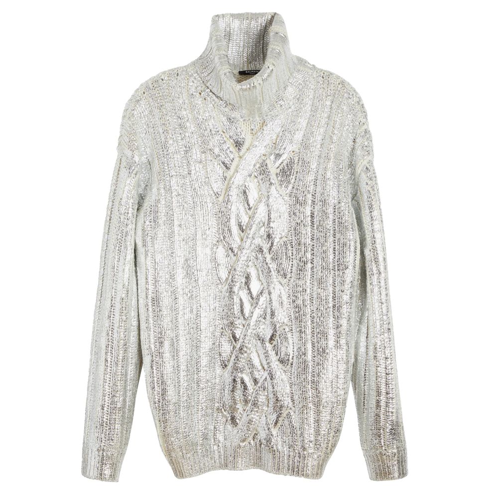 Balmain Brown Wool Sweater