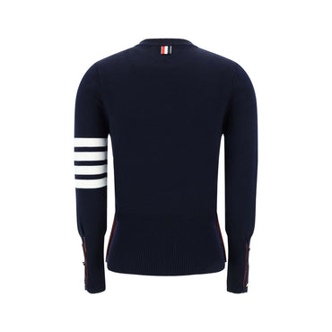 Thom Browne MILANO STITCH CLASSIC CREW NECK PULLOVER