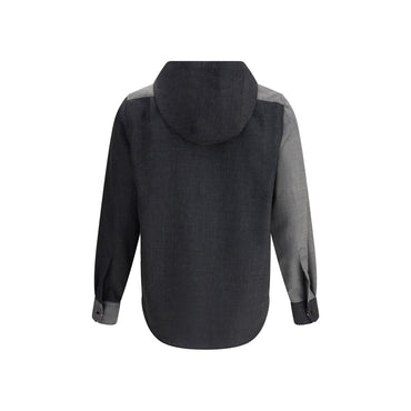 Thom Browne Hooded Shirt Jacket