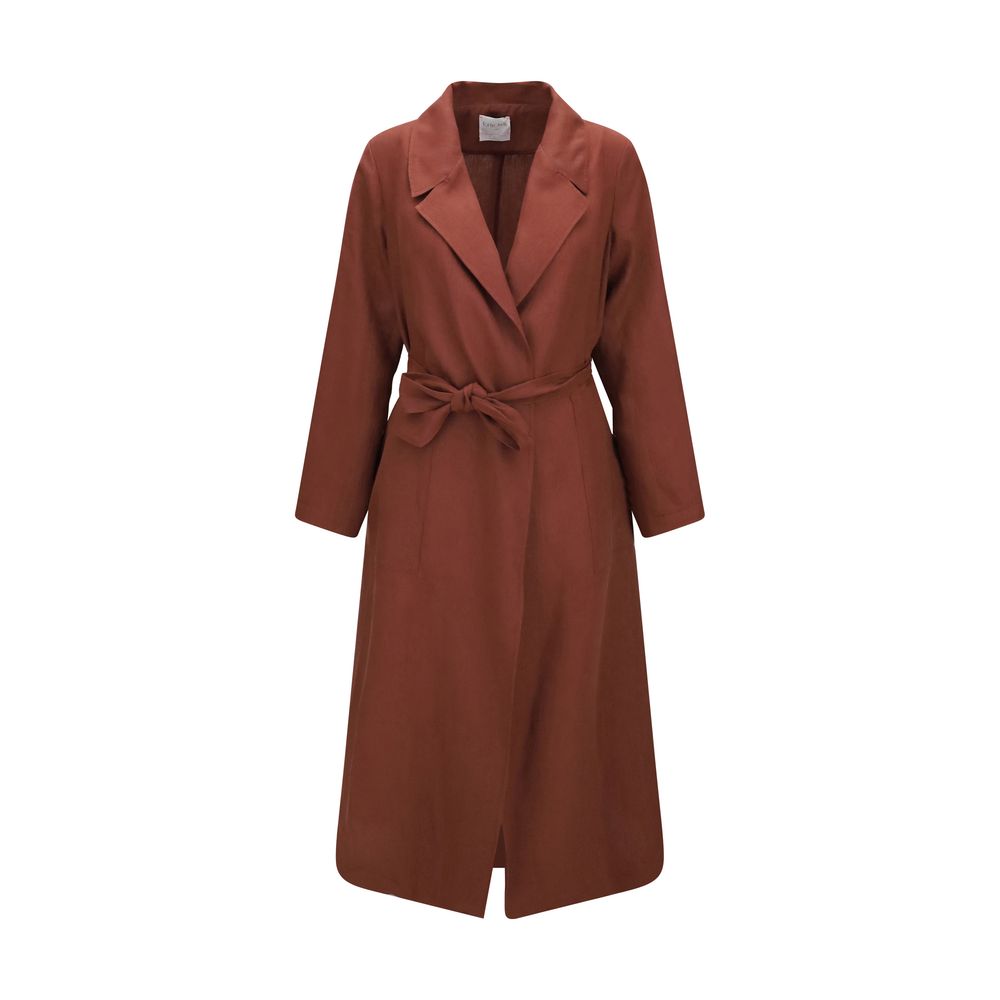 Forte_Forte Belted linen Coat