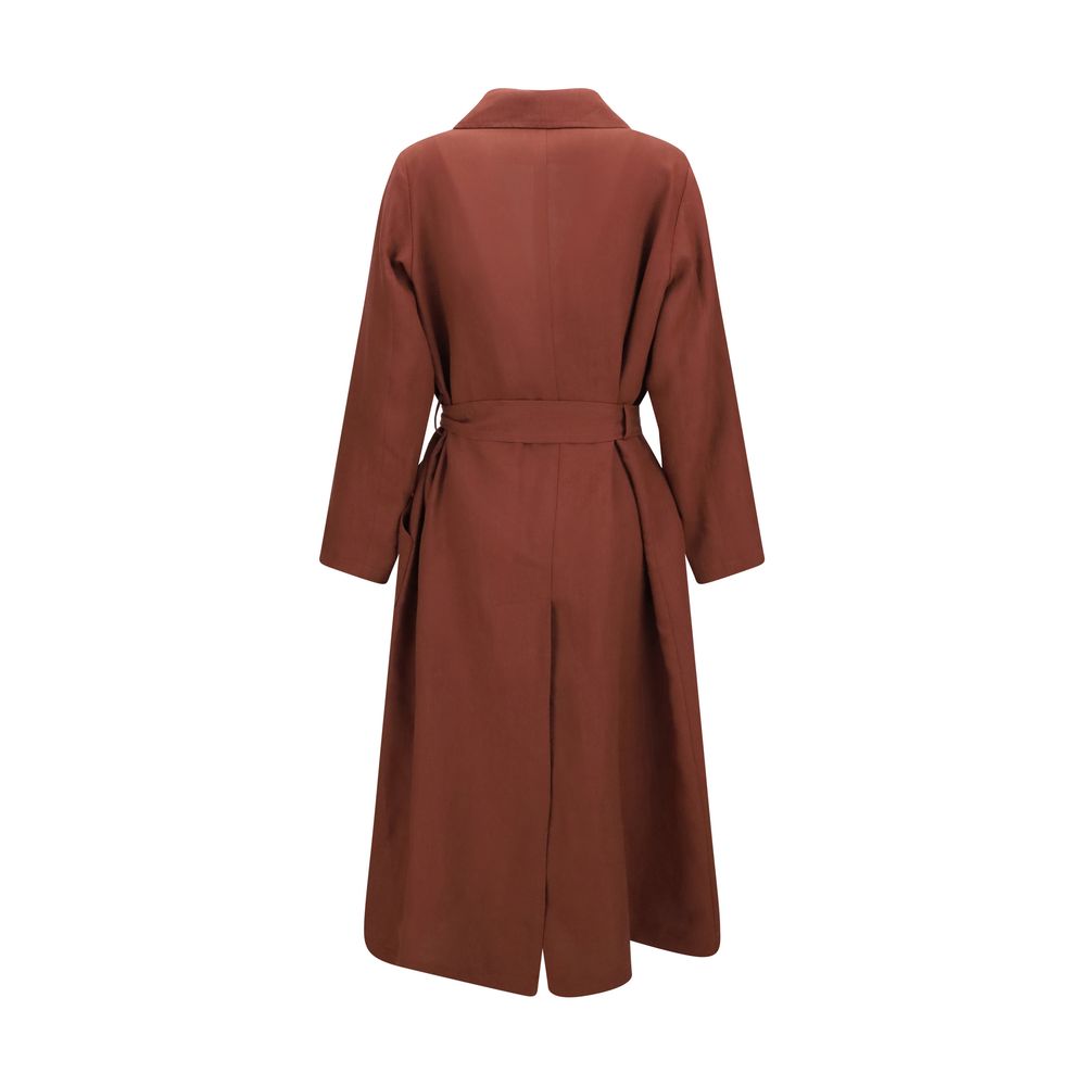 Forte_Forte Belted linen Coat