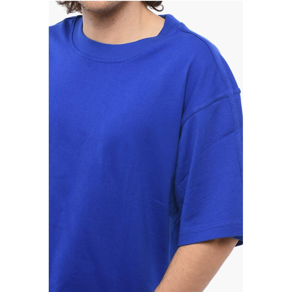 Adidas Cotton Crew-neck T-shirt with Tone On Tone Details
