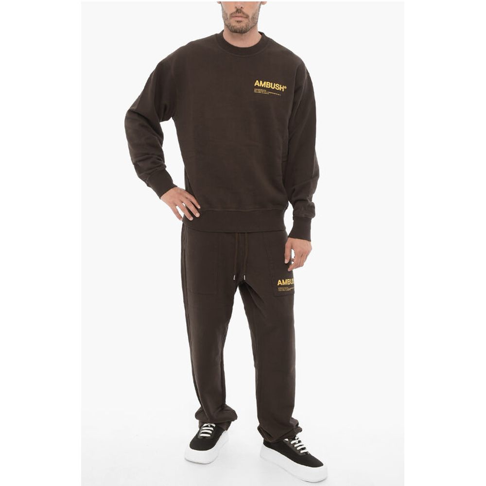 Ambush Fleeced Cotton WORKSHOP Crew-neck Sweatshirt