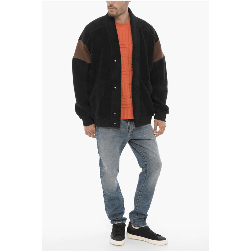 Ambush Fleeced Two-Tone KIMONO Sweatshirt