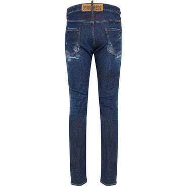 Dsquared² Blue Cotton Jeans & Pant