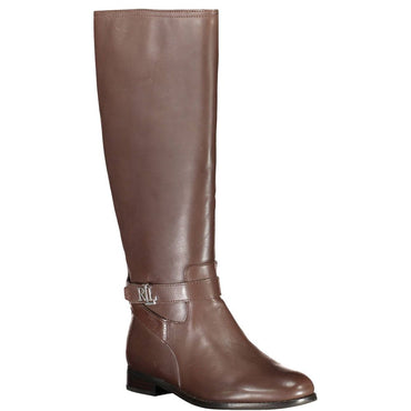 Ralph Lauren Brown Leather Ankle