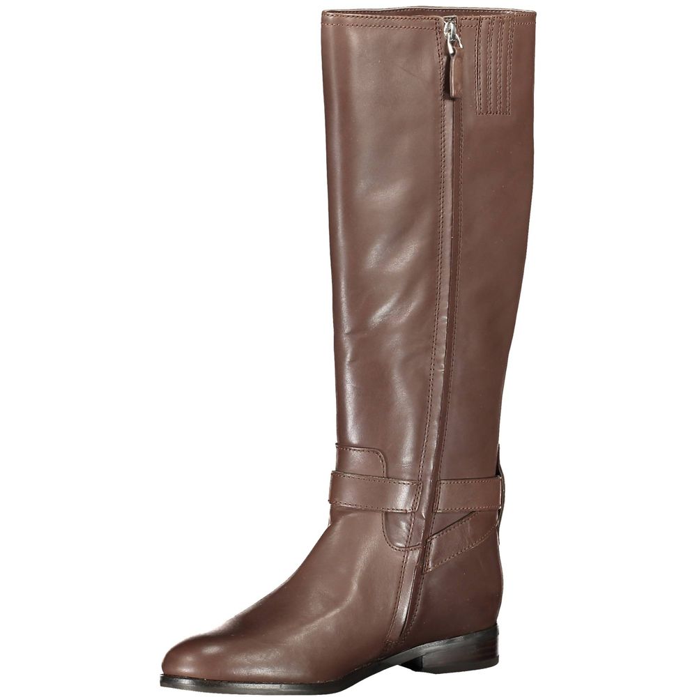 Ralph Lauren Brown Leather Ankle