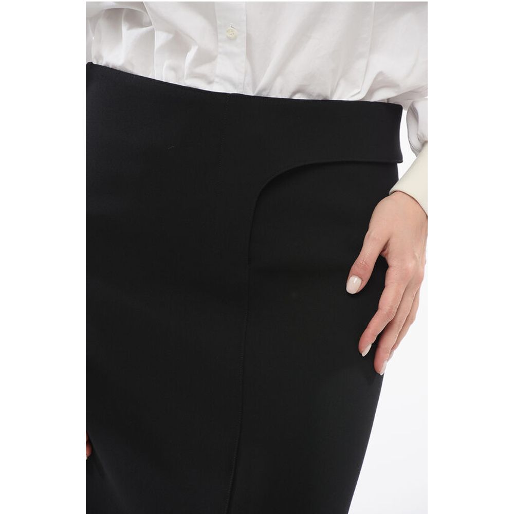 Jacquemus Straight OBRA Skirt with Asymmetric Cut