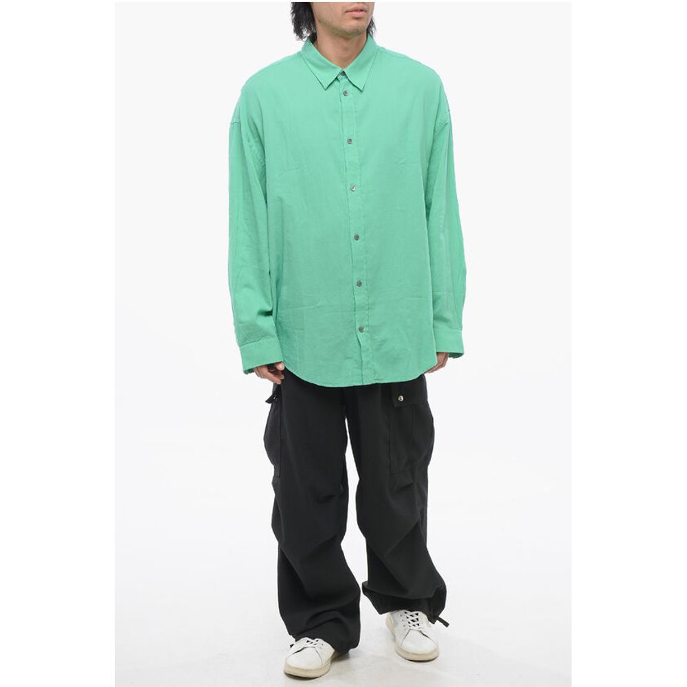 Acne Studios Solid Color Long Sleeves Polo Shirt