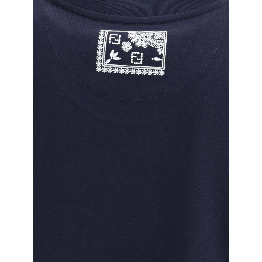 Fendi T-Shirt with bandana print pocket