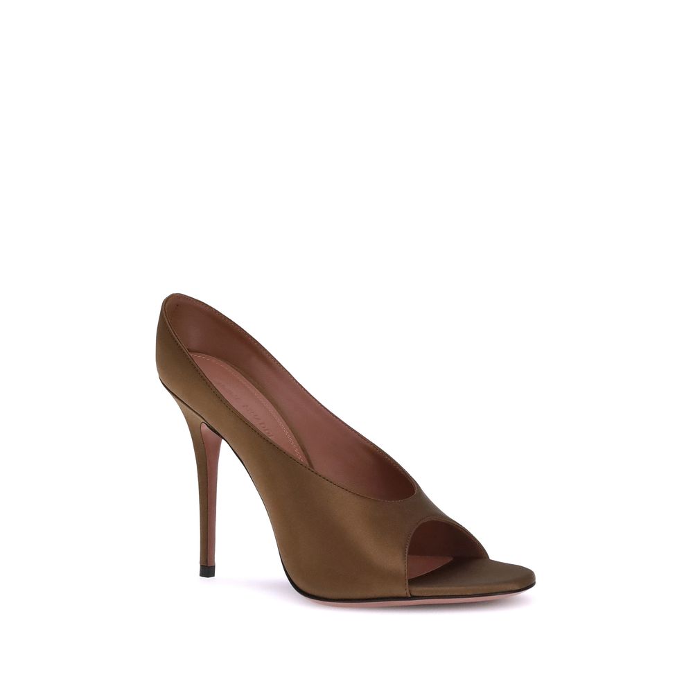 Amina Muaddi Anok satin Sandals