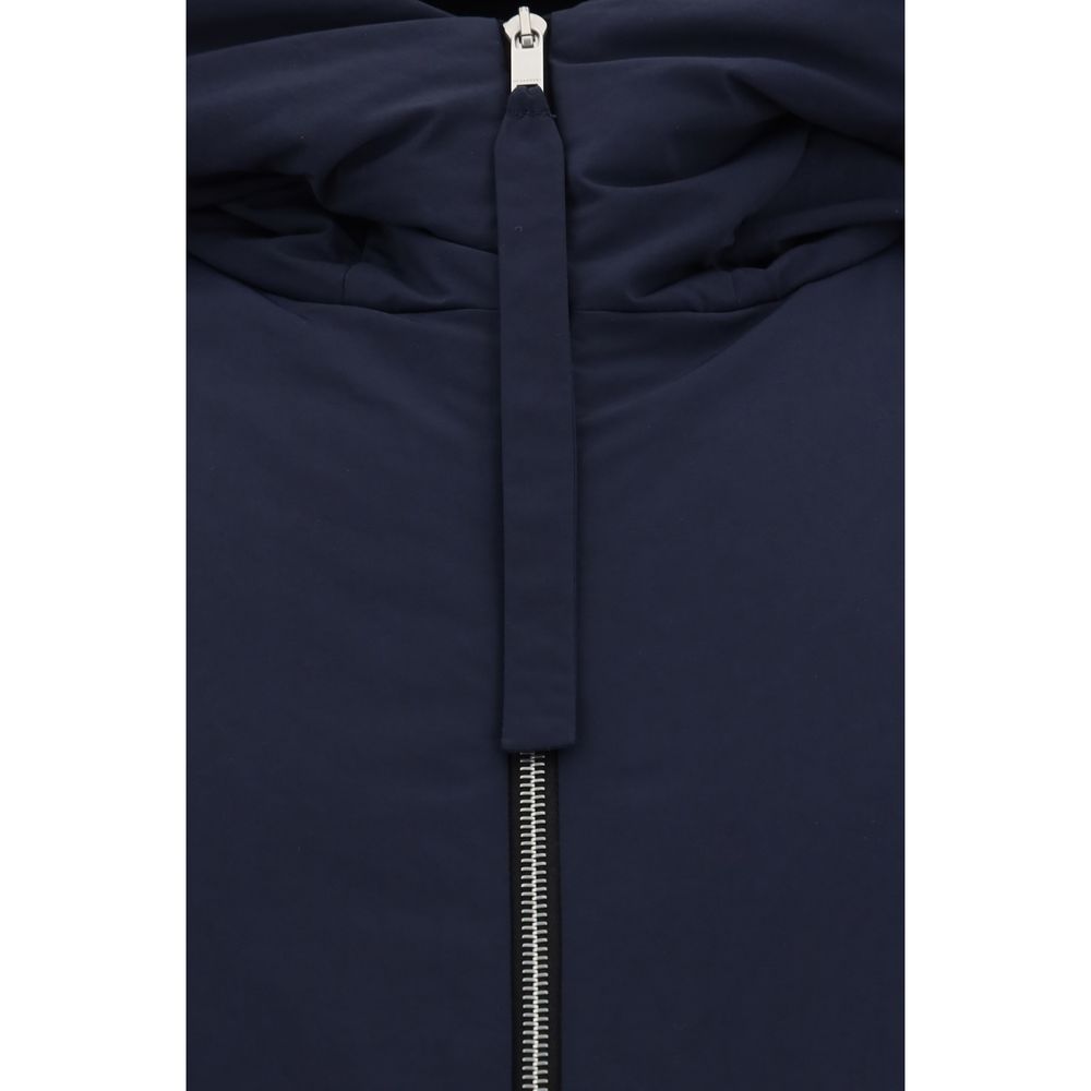 Jil Sander Blue Polyester Sleveless Jacket