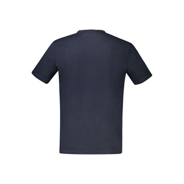 Hugo Boss Blue Cotton Men T-Shirt