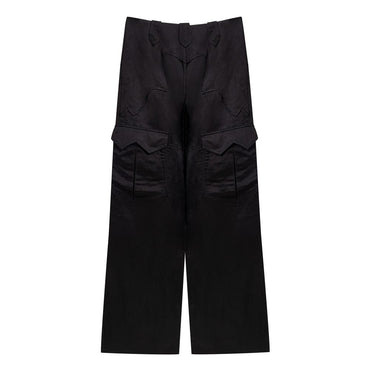 Tom Ford Black Viscose Cargo Pant