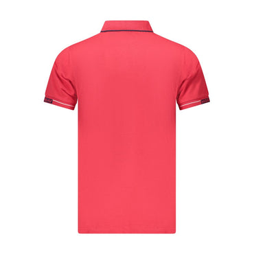Norway 1963 Red Cotton Men Polo Shirt