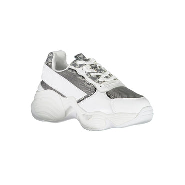 Emporio Armani White Polyester Sneaker